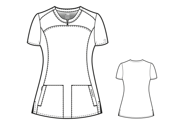 Tunique Wonderwink Wonder-Flex