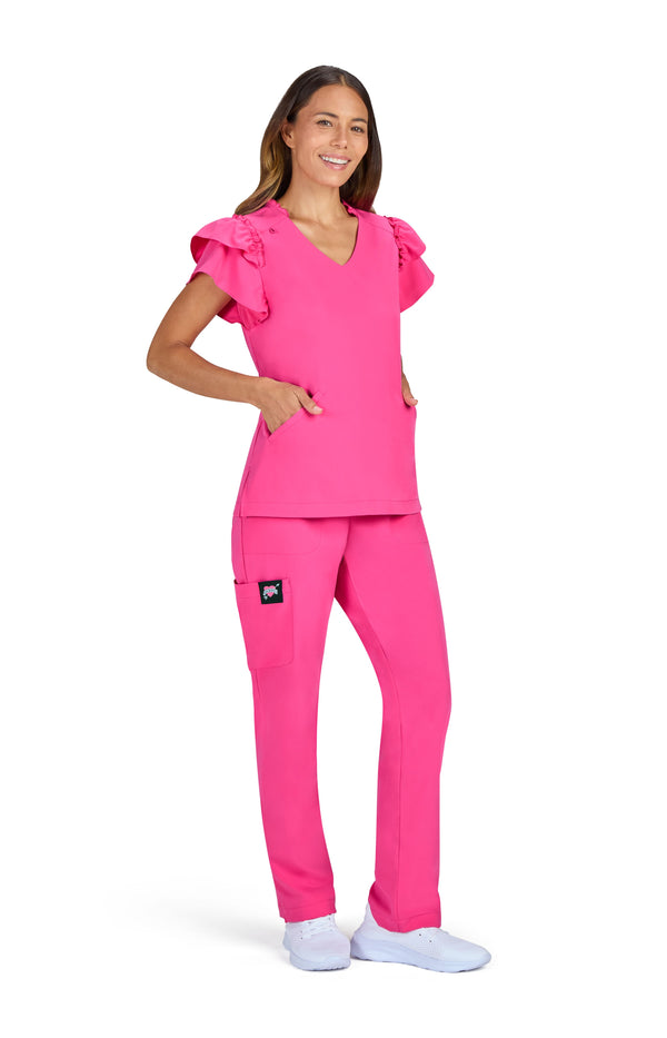 Blouse Médicale Clary Flamingo