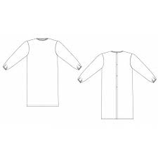 Surblouse Blanche Anti-salissures, Lavable, Réutilisable