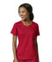 Tunique Wonderwink Wonder-Flex "Notch" Red