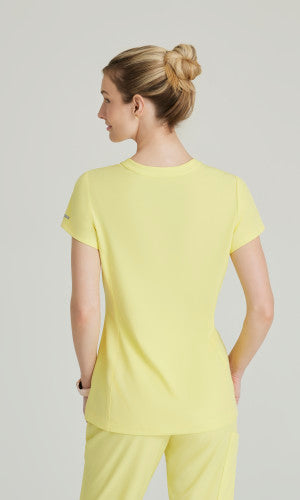 Blouse Médicale femme Banded Collar 