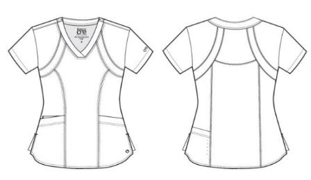 Blouse Médicale Néon Flamme 