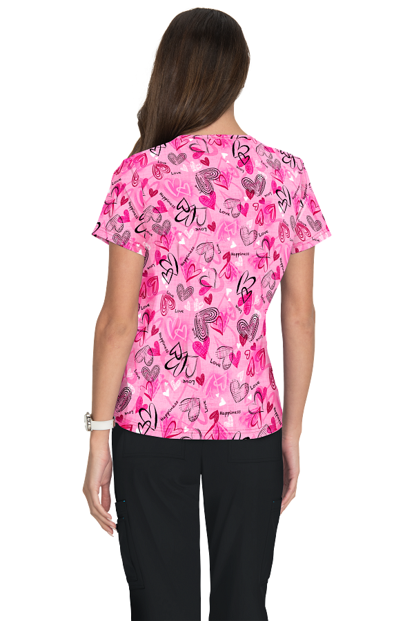 Blouse médicale Koi Leslie Top Love and Happiness