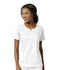 Tunique Wonderwink Wonder-Flex "Notch" White